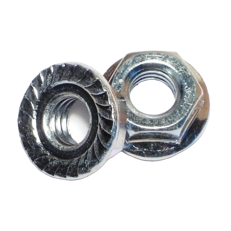 thumbnail image 2 of 100 Pack 5/16-18 Grade 8 All Metal Flange Lock Nuts – 5/16 X 18, Rivercity Fastener 2 of 3